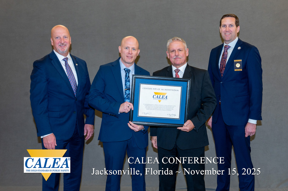 2025 CALEA Conference Certificate of Accreditation